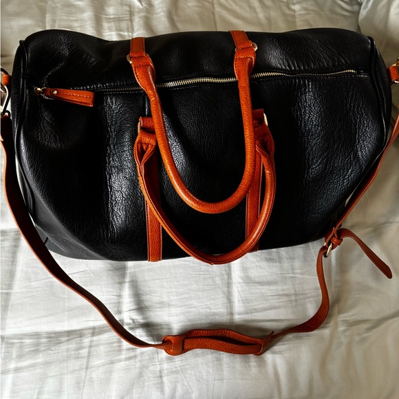 Sole Society Handbags - Sole Society Leather Duffel Bag